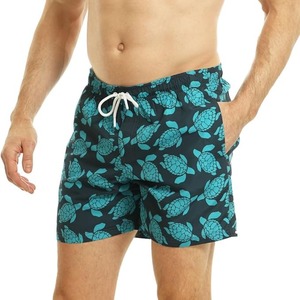 Shorts de bain pour hommes, design personnalisé, imprimé, fermeture éclair, taille haute, séchage rapide, écologiques, anti-UV, imperméables, décontractés, pour la plage - Product Image 1