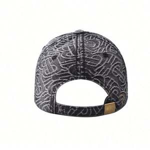 Gorra de Béisbol de Mezclilla Lavada con Diseño de Diamantes para Hombre y Mujer, Nueva Colección 2024, de Alta Calidad e Impermeable - Product Image 5