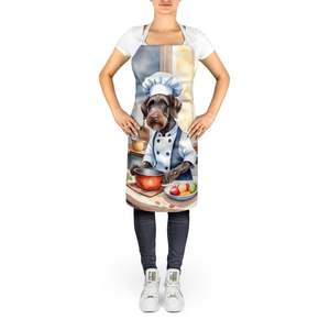 Delantal Unisex Multicolor grande con diseño de puntero de pelo duro alemán para cocinar, hornear, jardinería para adultos y Unisex - Product Image 2