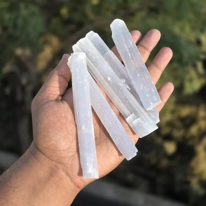 แท่งเซเลไนต์ธรรมชาติแบบขายส่ง หินดิบสำหรับทำจี้สร้อยคอ เครื่องประดับเพื่อสุขภาพ หินกึ่งมีค่า - Product Image 3