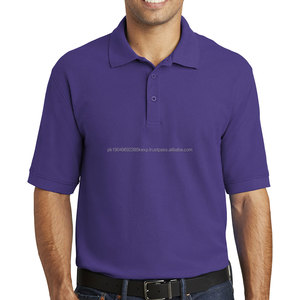 Camiseta Polo de Golf de Algodón Color Morado, Nueva Colección 2023, Venta al por Mayor, OEM, Lisa, Bordada, de Alta Calidad, Personalizable, Cuello Alto, para Hombre - Product Image 2
