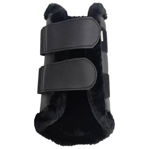 Bottes de protection pour chevaux Fizzan International, en néoprène, doublure en polaire, fermeture Velcro, couleur unie - Product Image 3