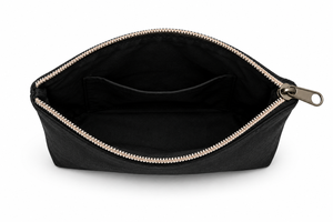 Minimalist Canvas Cosmetic Bag With Zipper Closure Good Things Take Time Design Small Portable <b>Makeup</b> <b>Case</b> - Product Image 5