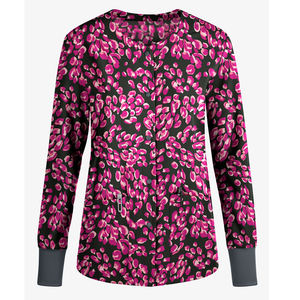 Chaquetas Médicas Estampadas para Mujeres, Uniformes de Enfermería, Chaquetas de Trabajo con Spandex para Dentistas, Enfermeras y Hospitales - Product Image 4