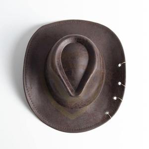 Sombreros de Vaquero Personalizados de Cuero Vacuno de Primera Calidad - Sombreros de Vaquero Deportivos con Impresión de Marca Privada - Product Image 5