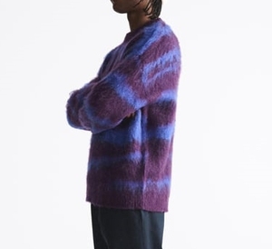 <b>Men's</b> Autumn Floral Pattern Breathable <b>Cardigan</b> Casual Knit Warm Soft Fashion <b>with</b> Front Logo - Product Image 4
