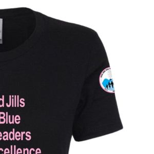 T-shirt noir à manches courtes et col rond pour femme, haut décontracté pour tous les jours, style streetwear, vêtements confortables pour un usage quotidien - Product Image 5