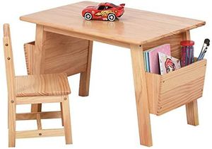 Silla y Escritorio Infantiles Compactos de Madera para Espacios Pequeños, Dormitorios Infantiles, Salas de Juego y Áreas de Estudio - Product Image 3