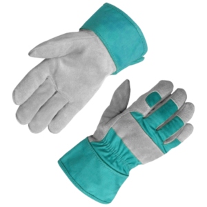 Gants de travail de sécurité en cuir de vachette pleine fleur de qualité supérieure, résistants à la chaleur, certifiés CE, avec manchette de sécurité antidérapante - Product Image 5