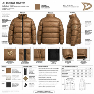 Lightweight Packable Down Fill Custom Logo Wholesale Breathable Travel Winter Men Puffer Jacket - Product Image 6