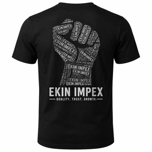 Camiseta con Estampado Gráfico Personalizado para Hombre, Camiseta de Algodón Estilo Urbano, Camiseta Negra Informal de Moda, Camiseta Extra Grande - Product Image 2