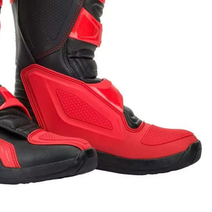 Chaussures de moto en cuir multifonctionnelles de qualité supérieure - Vêtements de sport grande taille avec matériau uni teint et à séchage rapide - Product Image 3