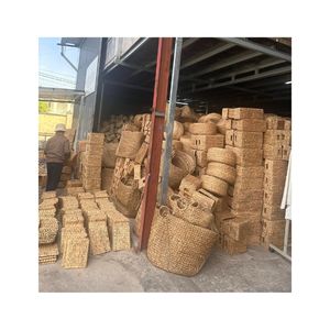 Soportes para Plantas de Interior de Alta Calidad, Diseño Clásico, Bambú, Ratán, Madera y Jacinto de Agua, Hechos a Mano con Fibra Vegetal - Product Image 4