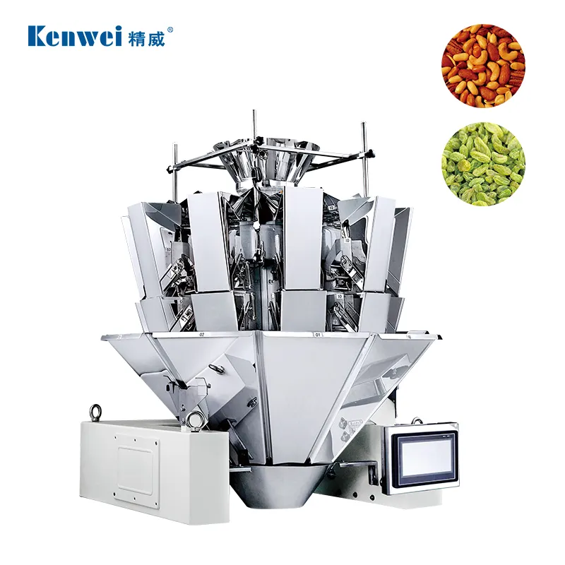 Full-automatic 10 head multihead weigher weighing and packing machine