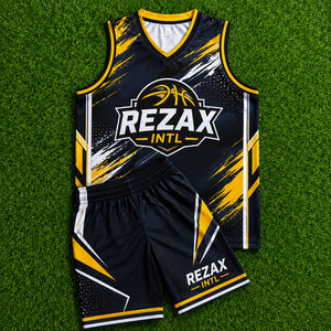 Conjunto de Uniforme de Baloncesto Personalizado, Sublimado en Poliéster, Trajes Unisex para Adultos con Diseño Echo y Marca Personalizada - Product Image 3