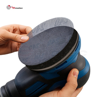 Disco abrasivo de malla sin polvo de 5 y 6 pulgadas para lijadoras orbitales DA, antiobstrucción, larga duración, grano P80-P800, para repintado automotriz, madera/metal