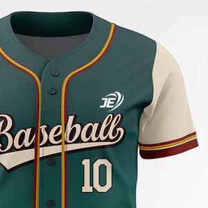 Cheap Price Light <b>Weight</b> Breathable Baseball Jersey Top Selling Latest Design Baseball Jersey <b>For</b> Online <b>Sale</b> - Product Image 5
