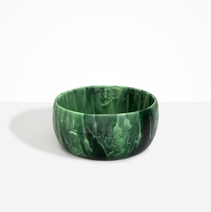 Bol à salade en résine polie de qualité supérieure, fait main, écologique, durable, léger, incassable, classique, sculpté, pour la maison - Product Image 1