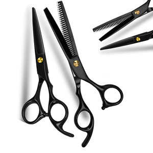 Kit de Barbería Profesional Completo para Diestros, Tijeras de Acero Inoxidable SAAR GLOBAL SURGICAL 6CR13, Grado A+, 30 Dientes, Punta Cerrada y Afilada - Product Image 4