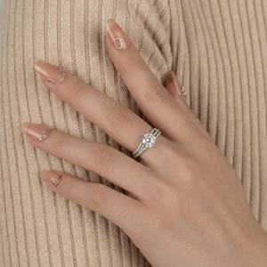 Anillos de Buena Calidad para Hombre, Plata de Ley 925 con Baño de Oro, Anillo de Compromiso con Moissanita, Anillos de Boda Elegantes para Hombre - Product Image 2