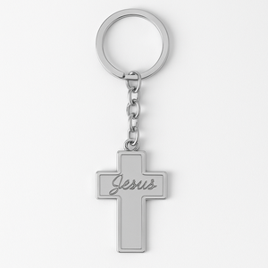 Porte-clés religieux chrétien en alliage de zinc 3D personnalisé, souvenirs d'église, cadeaux populaires, vente en gros - Product Image 3