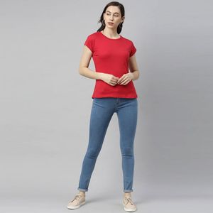 Camisetas de mujer con el último diseño, logotipo impreso personalizado, camisetas de mujer en oferta, camisetas de mujer personalizadas, holgadas, informales. - Product Image 2