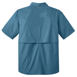 Camisa de Pesca y Caza Personalizada para Hombre, de Manga Corta, con Dos Bolsillos, Protección Solar UPF 35, Transpirable y de Secado Rápido - Product Image 3