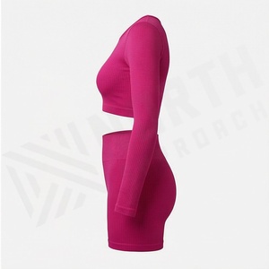 Conjunto de Yoga para Mujer, Traje Deportivo para Gimnasio, Sujetador Deportivo, Leggings, Pantalones, Ropa Deportiva Personalizada, Ropa Atlética - Product Image 3