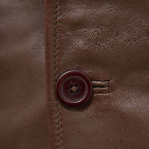 Fashionable Genuine Leather Canvas <b>Jacket</b> for Men OEM Wholesale Custom Design Comfortable Stylish Casual Street Winter High - Product Image 6