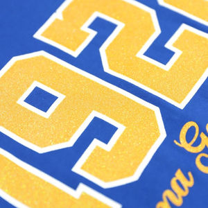 Camiseta de Manga Larga Sigma Gamma Rho SGRho 1922, Azul Rey, 100% Algodón, Letras Griegas con Brillo Impresas, Ropa de Hermandad, Camiseta de Vida Griega - Product Image 5