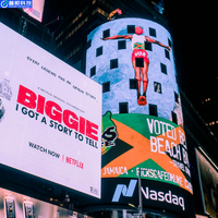 Layar LED Elektronik Luar Ruangan PUSHUNLED Video Wall LED Tanpa Sambungan Layar LED Tahan Air