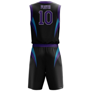 Tenues de basketball de qualité supérieure, sur mesure, 100% polyester, nouveau design, en vente en ligne - Product Image 2
