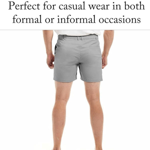 Shorts de golf pour homme personnalisés, coupe classique, taille mi-haute, logo frontal, coupe ajustée, extensibles dans quatre directions, séchage rapide - Product Image 1