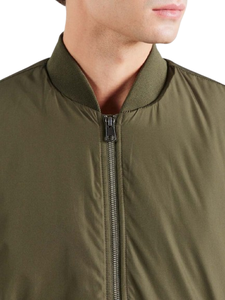 Veste bomber en nylon pour homme avec logo personnalisé, fermeture éclair, veste bomber brodée, 2025 - Product Image 4