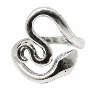Vintage Fine Plain <b>Silver</b> <b>Snake</b> Shape 925 <b>Sterling</b> <b>Silver</b> <b>Rings</b> Wholesale - Product Image 1