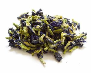 Fleurs séchées de pois papillon naturelles en vrac pour les boissons, les cocktails, ingrédient colorant, haute concentration de couleur pour les thés et les boissons - Product Image 1