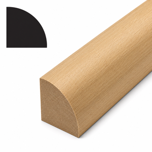 Solid Wood Quarter Round Moulding Natural Wood Decorative <b>Trim</b> <b>for</b> Kitchen Cabinets Furniture Interior Decoration Custom Length - Product Image 1