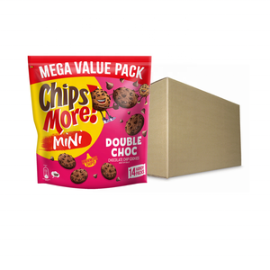 Chipsmore Double Chocolate 28gr Multipack Chip Cookies Crispy Sweet Certified Halal Cacao Galletas en Bolsa Caja Cartón - Product Image 3