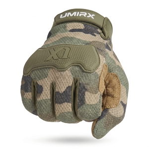 UMIRX ถุงมือยุทธวิธีลายสัตว์หนัง PU กันลื่นแบบเต็มนิ้วสายรัดข้อมือยืดหยุ่นสำหรับทุกเพศกีฬากลางแจ้งการฝึกอบรมรถจักรยานยนต์ - Product Image 4