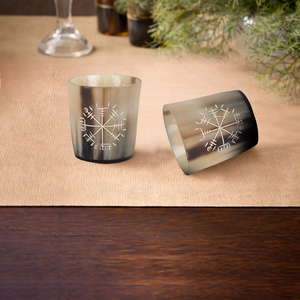 Mug en corne de buffle écologique fait main avec poignée durable pour servir de la bière et pour les fêtes - Product Image 4