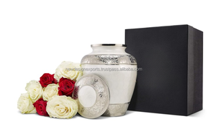 Urna de cremación para adultos de estilo americano, suministros funerarios, urna Peal Rose para cenizas humanas - Product Image 5