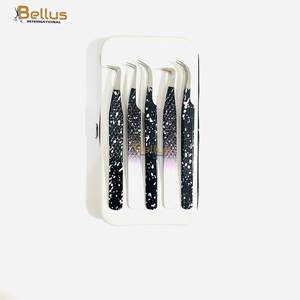 Pinzas Profesionales para Pestañas con Punta de Fibra a 90 Grados, Agarre Nano, Curvadas, de Acero Inoxidable, Herramienta de Extensión - Product Image 6