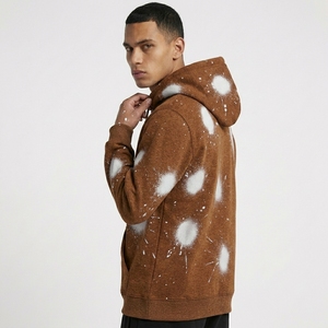 Sudadera con Capucha Oversize de Alta Calidad con Efecto Salpicado, de Forro Polar Liso 100% Algodón 370g, con Lavado Ácido, para Hombre, Estilo Streetwear - Product Image 3