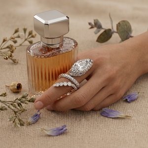 Luxury <b>Snake</b> Wrap Marquise Diamond <b>Ring</b> Textured <b>Gold</b> Designer Engagement & Anniversary Lab Grown Diamond Statement Jewelry - Product Image 6