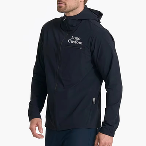 OEM Windbreaker <b>Track</b> Fashion Plus Size <b>Mens</b> Clothing Custom <b>Mens</b> Colorblock Elasticated Trims 100% Nylon <b>Jackets</b> - Product Image 6