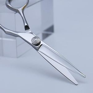 Stainless Steel Hair Scissors Curved Salon <b>Shears</b> Professional Barber Cutting Scissors for Barbering - Product Image 1