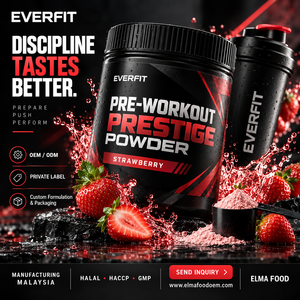 Proveedor de Proteína de Suero de Leche con Sabor a Vainilla de Marca Privada en Malasia, Fabricación OEM de Batidos WPC de Marca Personalizada, Crecimiento Muscular para Adultos, 20-29 g - Product Image 1