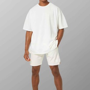 Conjunto de Verano 2026 para Hombre, Elegante, de Dos Piezas, Camisa y Pantalones Cortos, Transpirable, de Algodón, Informal, para Uso Diario, Moderno, para Vacaciones en la Playa - Product Image 2