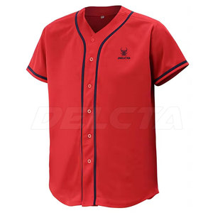Hot Sale In Stock Baseball Jersey Private Label Adults Baseball Jersey Plus Size Baseball Jersey - Product Image 2