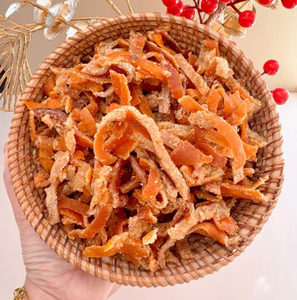 Caramelos de Cáscara de Cítricos Dulces, Snack Natural de Cáscara de Mandarina Seca para Venta al por Menor y al por Mayor - Product Image 1